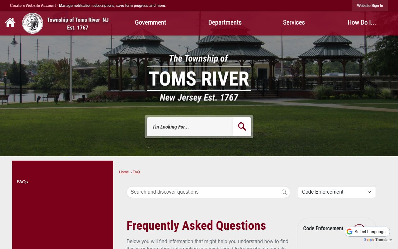 Toms River Police 24 hour booking