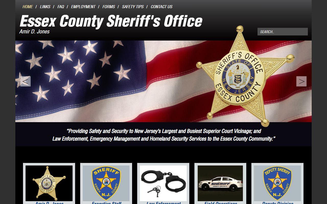 Essex County Sheriff 24 hour booking records