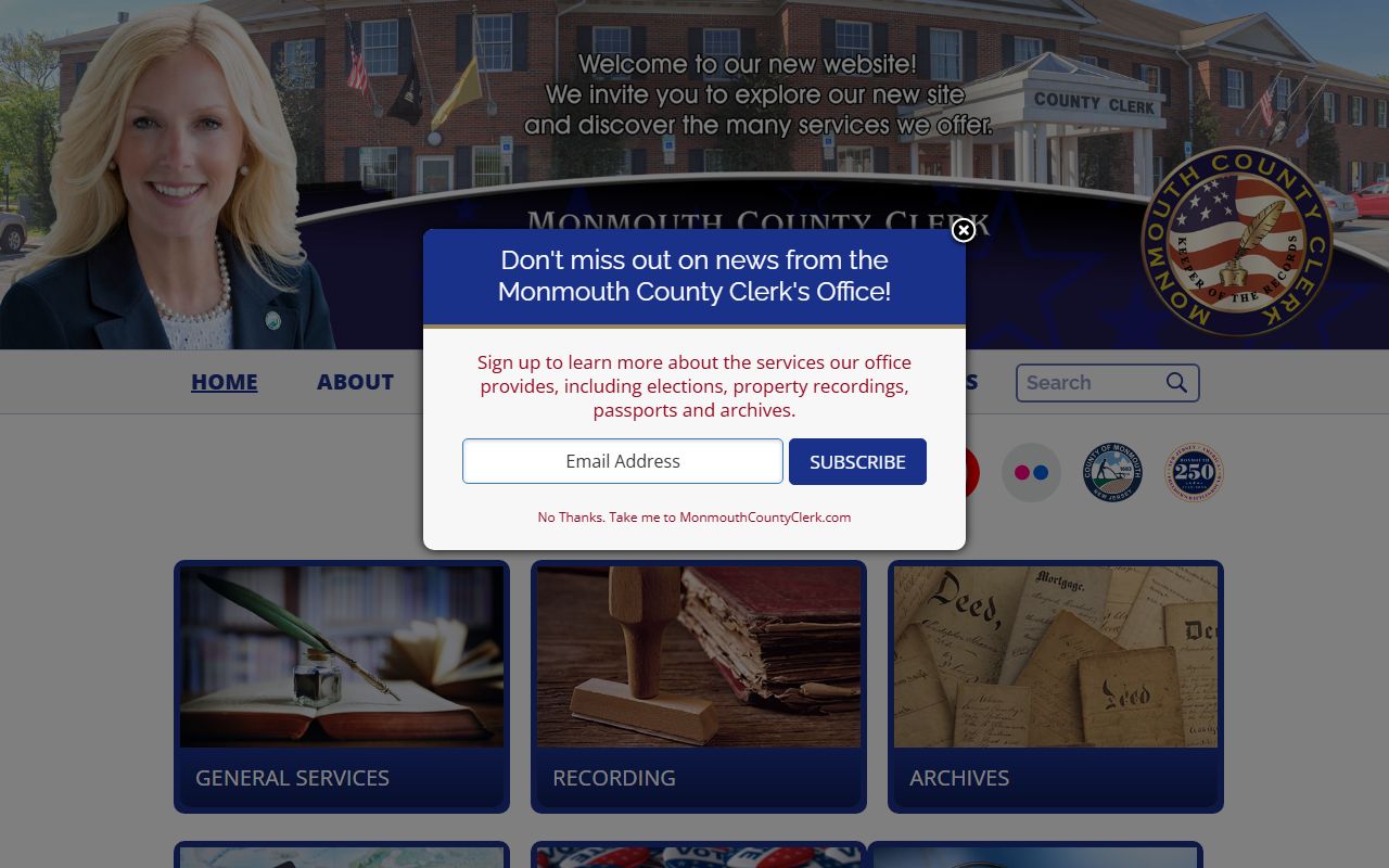 Monmouth County Clerk 24 hour booking records